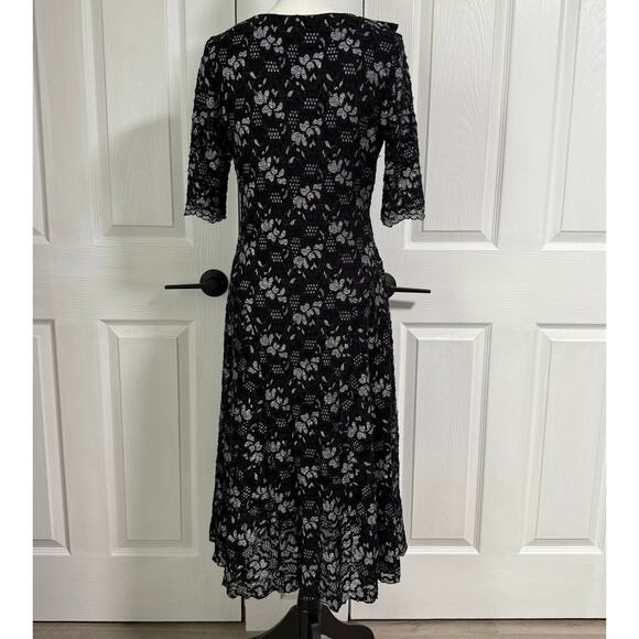 Rabbit Rabbit Rabbit Women's Floral Lace V-Neck Dress Size 6 - Picture 11 of 16